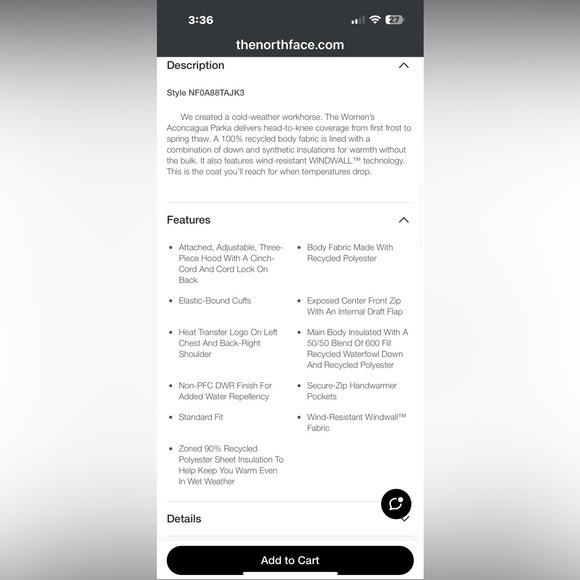 The North Face Aconcagua Jacket - Picture 11 of 12